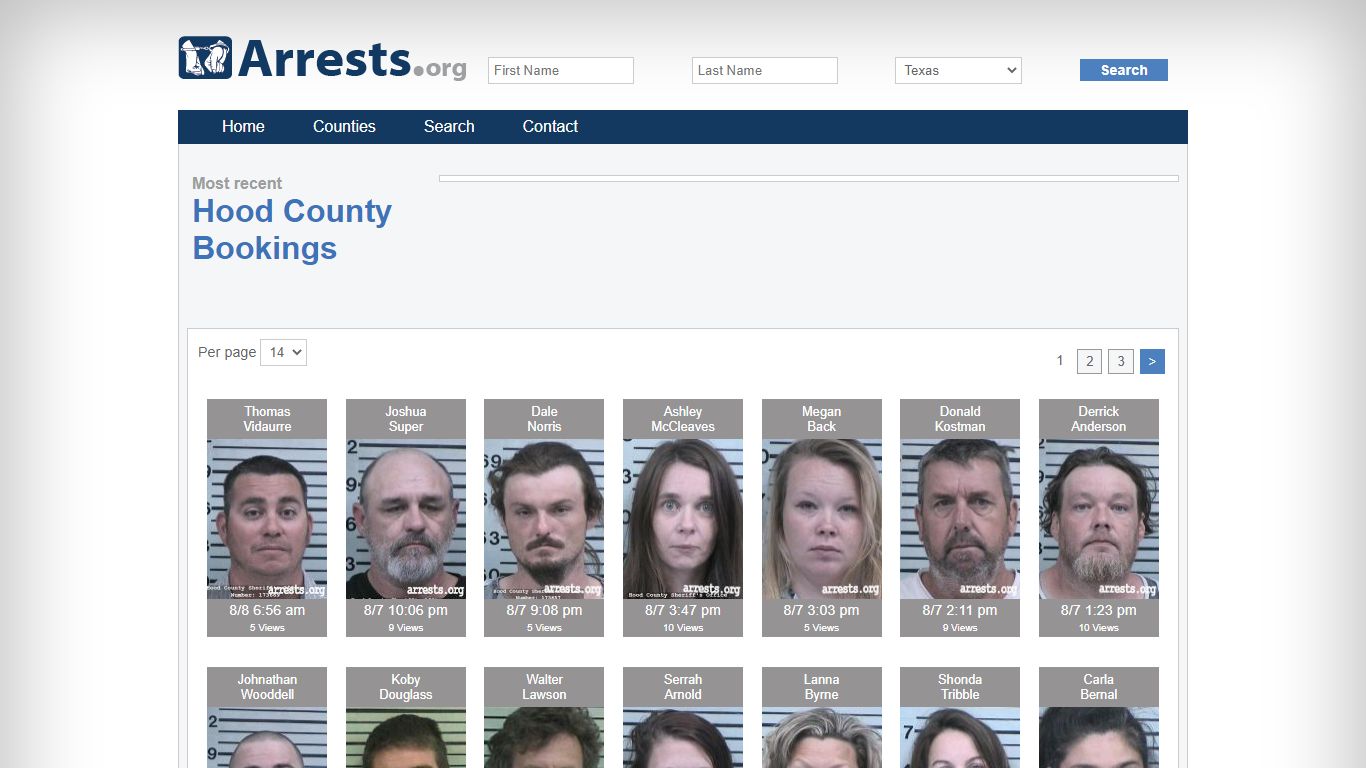 Hood County Arrests and Inmate Search